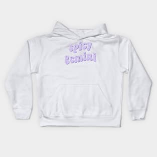 spicy gemini Kids Hoodie